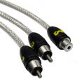 Video cable adapter - RCA - 30 cm. - "Y" 2 male - 1 female