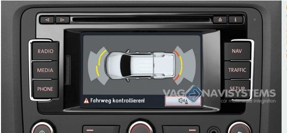 VW Amarok Highline PDC Sensor Einparkhilfe in Chrom 1S0919275E /75183 