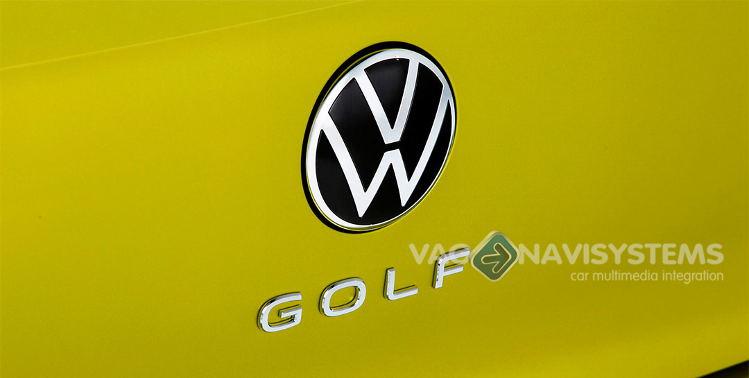 Aptitud materno contacto Kit de Reequipamiento - Cámara trasera OEM (logotipo) - VW Golf 8 (5H/CD) -  Golf VIII (5H/CD) | VAG-Navisystems
