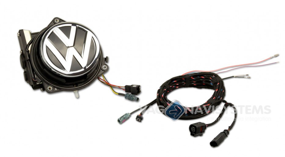 Cámara De Marcha Atrás Para VW Touran 2015-2023 - Impermeable IP68, Con Líneas Dinámicas, Fácil Instalación