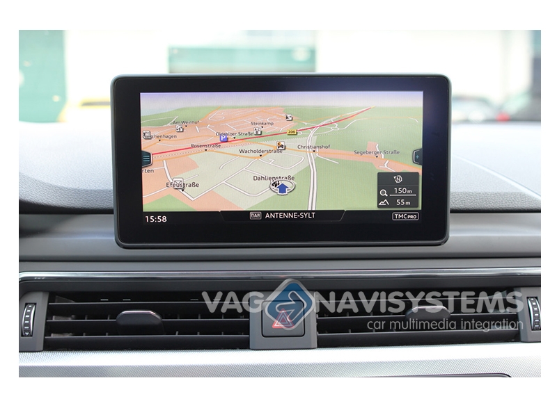 Kit de reequipamiento completo MMI Navigation plus con MMI touch