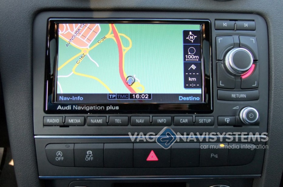 Audi Navigation Plus RNS-E MEDIA LED - 8P0035193G - Audi A3, S3, RS3 (8P) -  Refurbished - Radio - Navegación - Multimedia - Bluetooth - Infotainment