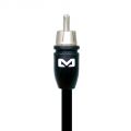 Cable adaptador audio - RCA - 30 cm. - "Y" 2 hembra - 1 macho 