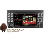 Navidroid® Mercedes SLK (W171/R171) 2004/11 - Android 4.4.4, GPS, 6,2" HD 1080P, DVD, BT, WI-FI, Quad Core, 16GB, Mirror Link